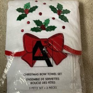 Christmas Three-piece towel set